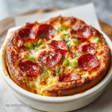 Pizza Estilo Chicago: Receta de 8 Porciones con Base Mantecosa Tarjeta de receta