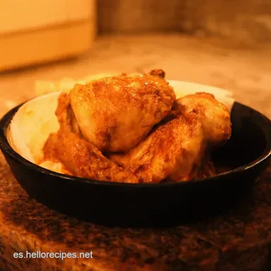 Pollo a la Cerveza de la Abuela Receta Española Fácil Tarjeta de receta