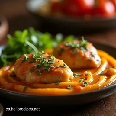 Pollo a la Jardinera Receta Casera Paso a Paso para un Guiso Perfecto Tarjeta de receta