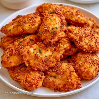 Pollo A La Mostaza Crujiente Tarjeta de receta