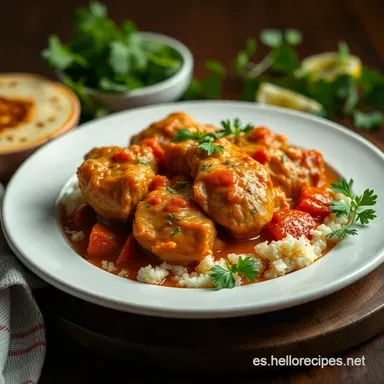 Pollo al Chilindr&oacute;n: Receta de la Abuela, &iexcl;Sabor Aut&eacute;ntico! Tarjeta de receta