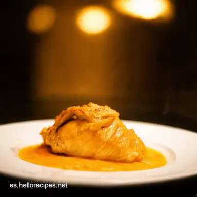 Mi Secreto Pollo al Horno con Naranja Jugoso Tarjeta de receta