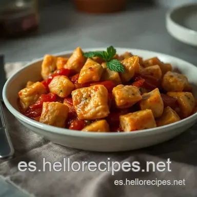 Pollo en Salsa de Almendras: Receta F&aacute;cil &iexcl;Como la de la Abuela! Tarjeta de receta