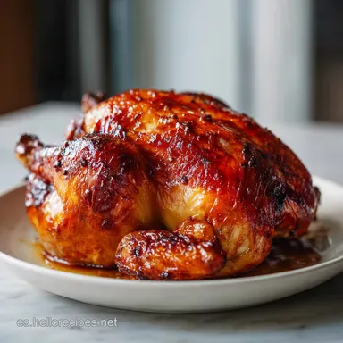 Pollo Asado Mexicano para 5 Raciones Tarjeta de receta