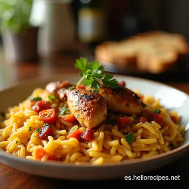 Pollo con Arroz Estilo Carrito El Sabor de NYC en Casa Tarjeta de receta
