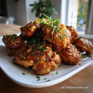 Pollo con Miel y Salsa de Soja: Glaseado Jugoso Garantizado Tarjeta de receta