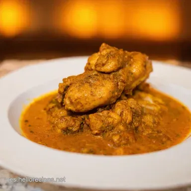 Pollo Cremoso al Garam Masala Un Viaje a la India Tarjeta de receta