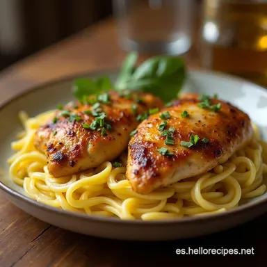 Pollo a la Mostaza y Crema Receta R&aacute;pida y Reconfortante Tarjeta de receta