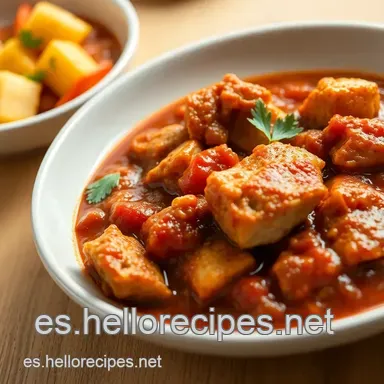 Pollo en Salsa de la Abuela: &iexcl;Receta F&aacute;cil y Deliciosa! Tarjeta de receta