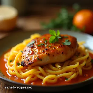 Receta Pollo a la Naranja Brillante Crujiente y F&aacute;cil al Estilo Casero Tarjeta de receta