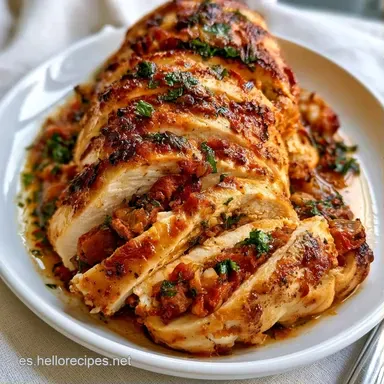 Pollo Relleno al Horno para 6 Personas Tarjeta de receta
