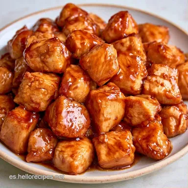 Pollo Salsa Soja en 30 Minutos Tarjeta de receta