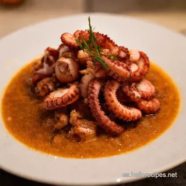 Pulpo a Feira Aut&eacute;ntico Un Viaje a Galicia en tu Mesa Tarjeta de receta