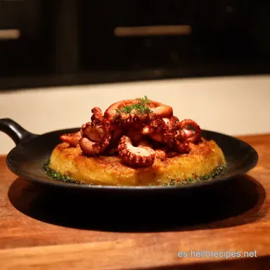 Pulpo a la Plancha al Olivo Saboréalo como en España Tarjeta de receta