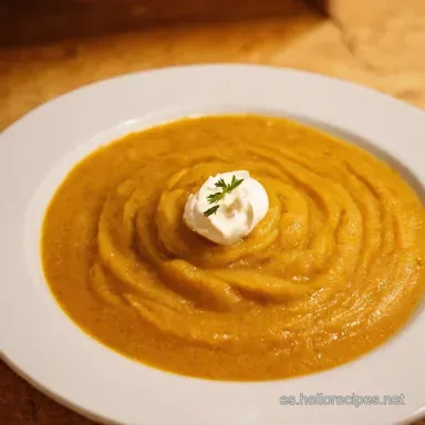 Pur&eacute; de Casta&ntilde;as Casero Mi Receta Secreta Cremosa y F&aacute;cil Tarjeta de receta