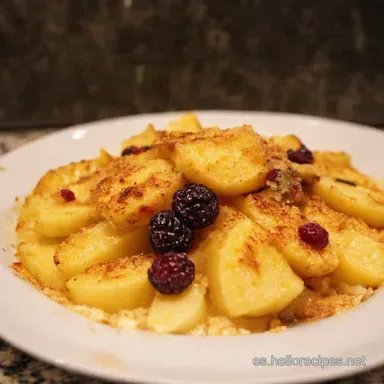 Queque de Pl&aacute;tano y Ar&aacute;ndanos Receta Casera F&aacute;cil y Deliciosa Tarjeta de receta