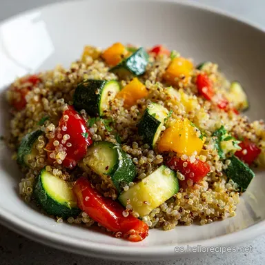 Receta De Quinoa: Gu&iacute;a Paso a Paso en 25 Minutos Tarjeta de receta