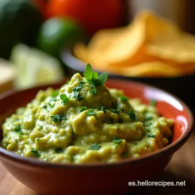 Guacamole Casero Aut&eacute;ntico La Mejor Receta F&aacute;cil y R&aacute;pida Tarjeta de receta