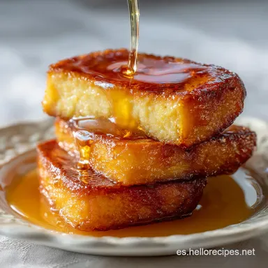 Receta de Torrijas F&aacute;ciles y Crujientes al Horno Tarjeta de receta