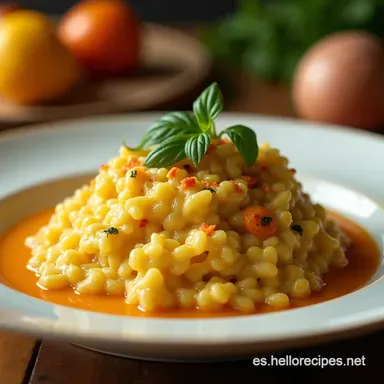 Risotto de Zapallo Cremoso Un Abrazo C&aacute;lido en tu Plato Tarjeta de receta