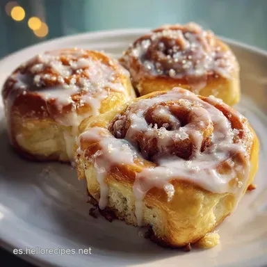 Rollo de Canela con Yogur Griego para 12 Tarjeta de receta