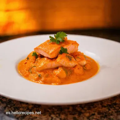 Salmón al Curry Fácil Mi Secreto Hindú en 20 Minutos Tarjeta de receta