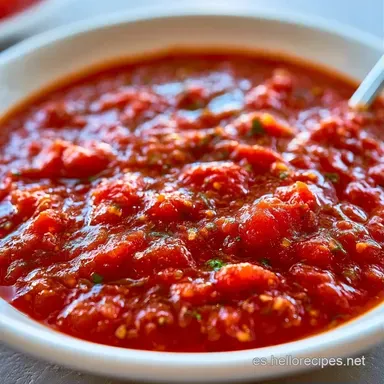 Salsa De Tomate: Cocci&oacute;n Lenta Tarjeta de receta