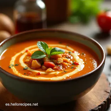 Sopa de Lentejas Vegana Fácil Receta de la Abuela Tarjeta de receta