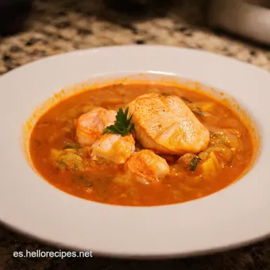 Sopa de Pescado Española La Receta Secreta de la Abuela Tarjeta de receta