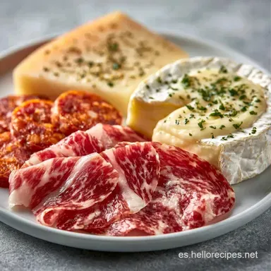 Tabla de Embutidos en 35 Minutos Tarjeta de receta