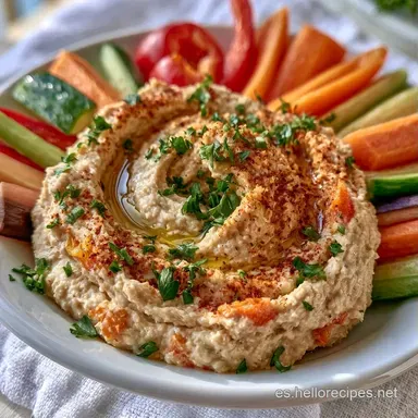 Tabla de Hummus en 15 Minutos Tarjeta de receta