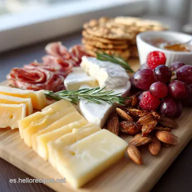 Tabla de Queso y Charcutería: Guía Básica 101 Tarjeta de receta