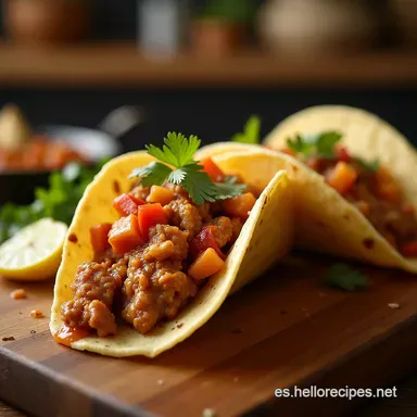 Receta de Boneless de Pollo al Chipotle Tacos F&aacute;ciles Tarjeta de receta