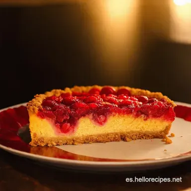 Tarta de Frutos Rojos y Crumble Receta F&aacute;cil y Deliciosa Tarjeta de receta