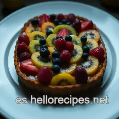 Tarta Hojaldre Frutas: &iexcl;Mi Secreto para un Postre 10! Tarjeta de receta