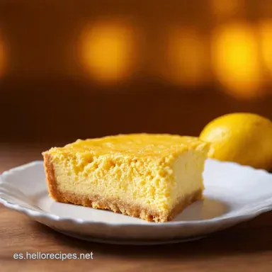 Tartas Recetas Mi Tarta de Lim&oacute;n Cremosa un Sol Tarjeta de receta