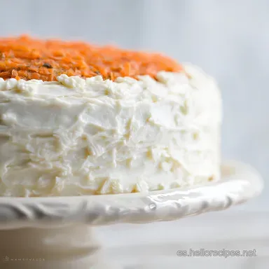 Tarta De Zanahorias: La Receta H&uacute;meda y Especiada con Frosting Tarjeta de receta