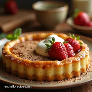 Tarta Fr&iacute;a de Caf&eacute; y Yogur Mi Secreto Sin Horno Tarjeta de receta