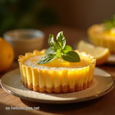 La Tarta de Lim&oacute;n Perfecta Receta Casera con Merengue Suizo Tarjeta de receta