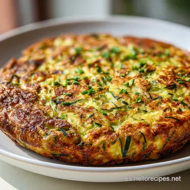 Tortilla de calabac&iacute;n: Ready in 30 Min Tarjeta de receta