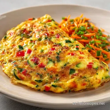Tortilla De Verduras En 25 Minutos Tarjeta de receta