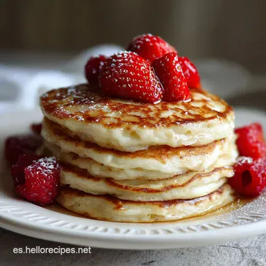 Tortitas De Avena: Fluffy & Saludables en 15 Min Tarjeta de receta