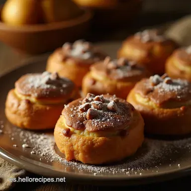 Tortitas Americanas de Chocolate Esponjosas Receta Casera Fácil Tarjeta de receta