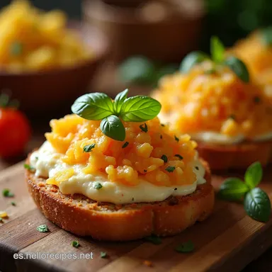 Receta de Tostadas Francesas de Ensue&ntilde;o Crujientes y Cremosas Tarjeta de receta