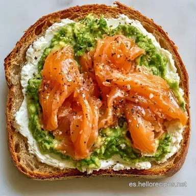 Tostas De Salmón Ahumado En 15 Minutos Tarjeta de receta