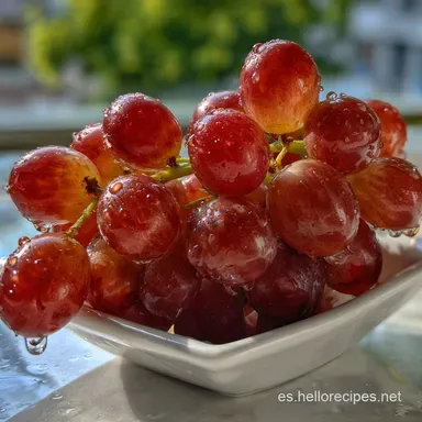 Uvas Ao Nuevo New Year Grapes: Estallido Dulce Tarjeta de receta