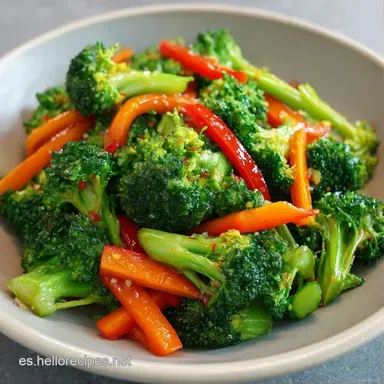 Verduras Salteadas en 30 Minutos Tarjeta de receta