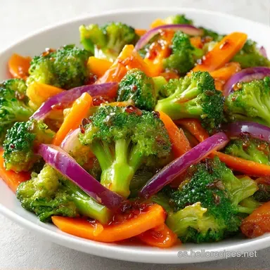 Wok De Verduras En 25 Minutos Tarjeta de receta