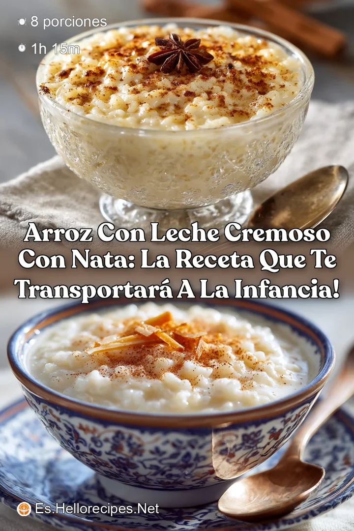 Arroz con leche cremoso con nata: La receta que te transportar&aacute; a la infancia!