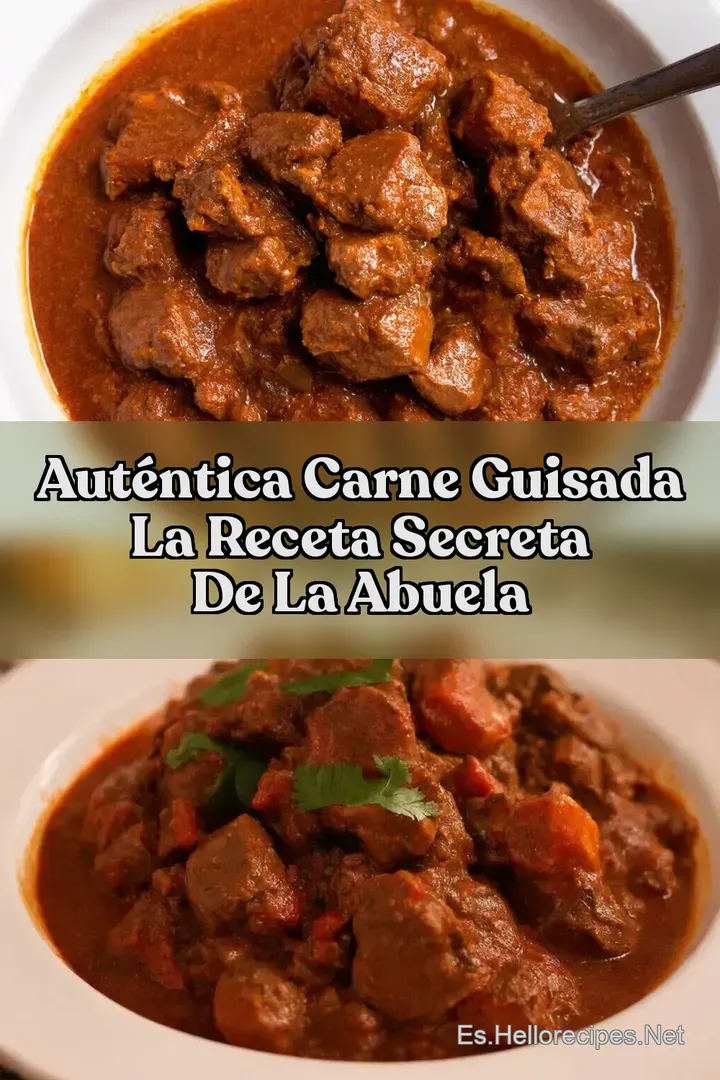 Aut&eacute;ntica Carne Guisada La Receta Secreta de la Abuela